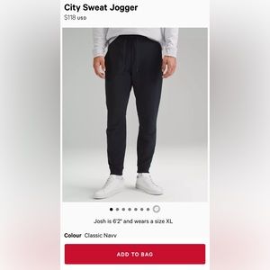 Lululemon city sweat joggers